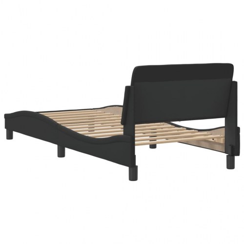 Sengeramme Dover 90 x 200 cm i sort kunstlæder