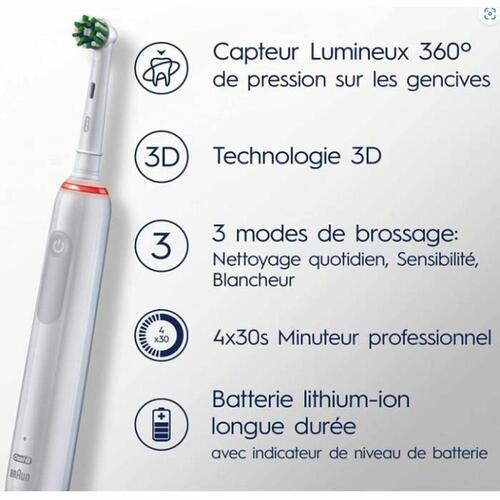 Elektrisk tandbørste Oral-B PRO 3 3000