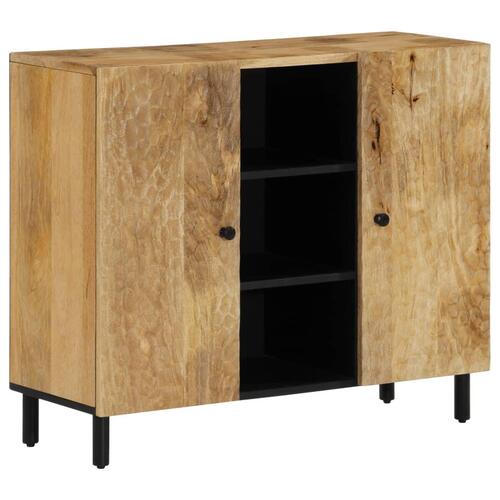 Skab 90x33x75 cm massivt mangotræ