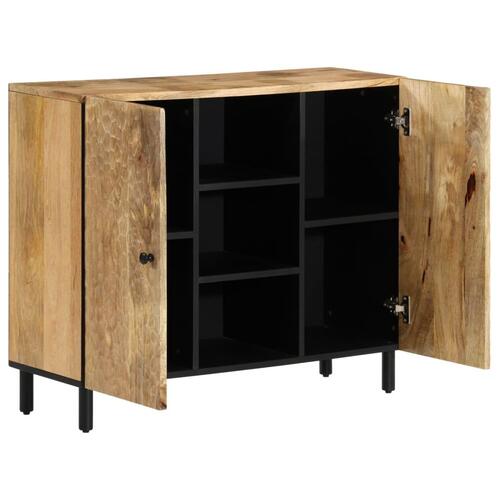 Skab 90x33x75 cm massivt mangotræ