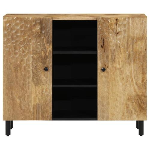 Skab 90x33x75 cm massivt mangotræ