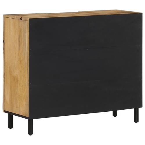 Skab 90x33x75 cm massivt mangotræ