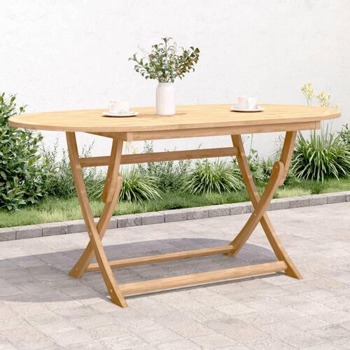 Foldbart havebord 160x85x75 cm massivt akacietræ