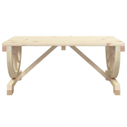 Havebord 90 x 50 x 40 cm med hjuldesign