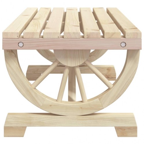 Havebord 90 x 50 x 40 cm med hjuldesign