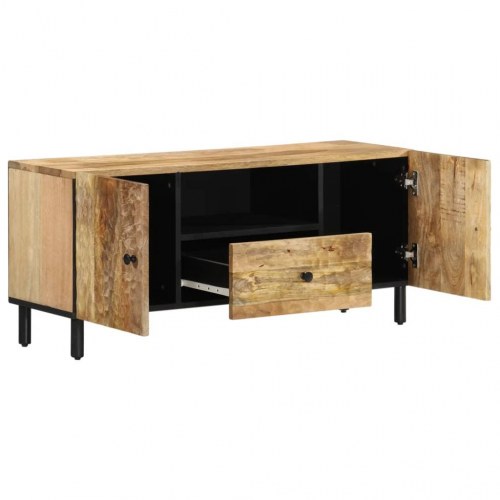 Tv-bord 105x33x46cm massivt mangotræ
