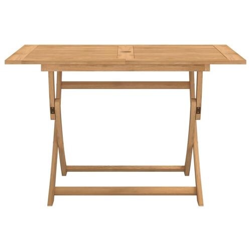Foldbart havebord 120x70x75 cm massivt akacietræ