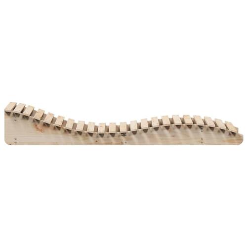 Liggestol 205x60x31,5 cm massivt fyrretræ