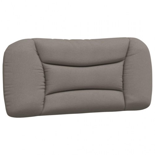 Sengeramme med LED Hvar 90 x 190 cm uden madras - gråbrun