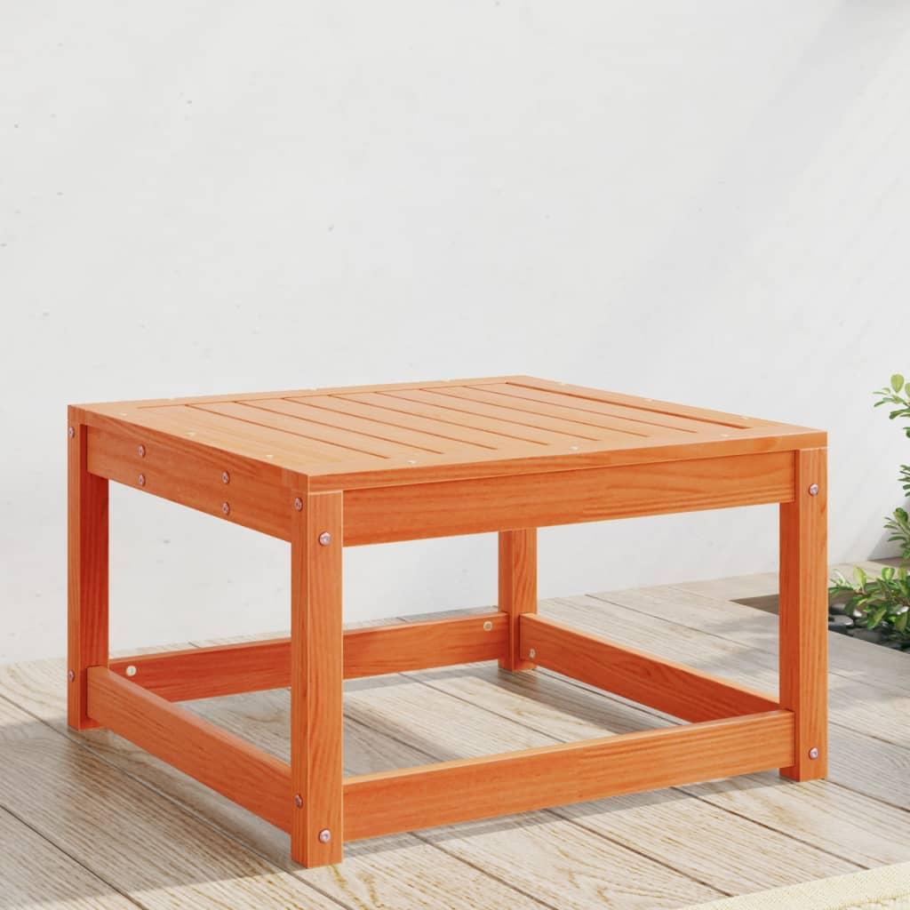 Haveskammel Med Hynde Imprægneret Fyrretræ - Gyldenbrun / uden hynder