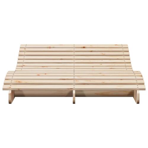 Liggestol 205x110x31,5 cm massivt fyrretræ