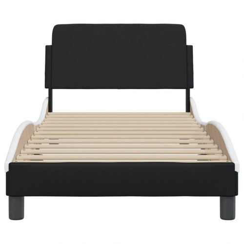 Sengeramme Dover 80 x 200 cm - sort og hvid