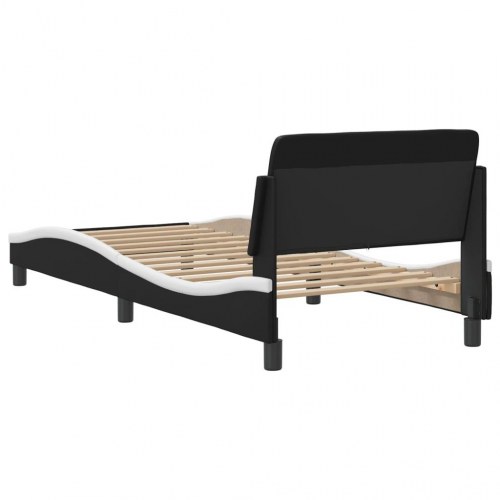 Sengeramme Dover 80 x 200 cm - sort og hvid