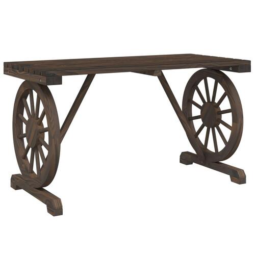 Havebord 115x55x65 cm massivt grantræ