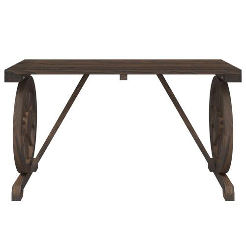 Havebord 115x55x65 cm massivt grantræ