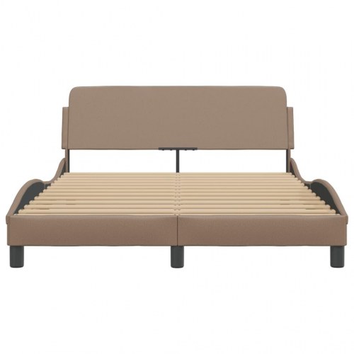 Sengeramme Dover 140 x 190 cm - cappuccino kunstlæder
