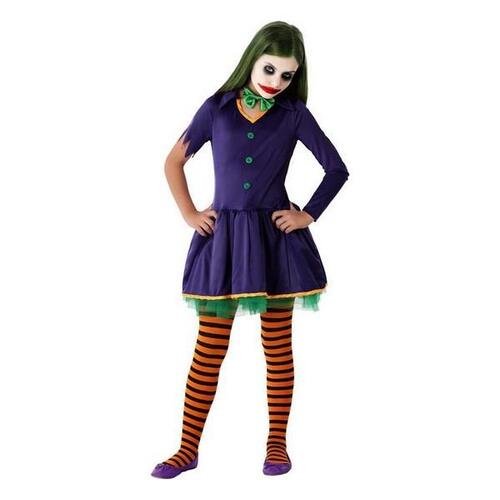Kostume til børn Joker Mande klovn 5-6 år