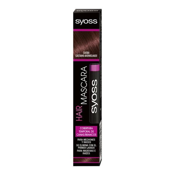 Hårkur til hårrødder Hair Mascara Syoss (16 ml) Kastanjebrun