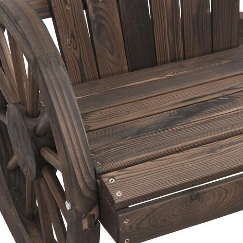 Adirondack-havestole 2 stk. massivt grantræ
