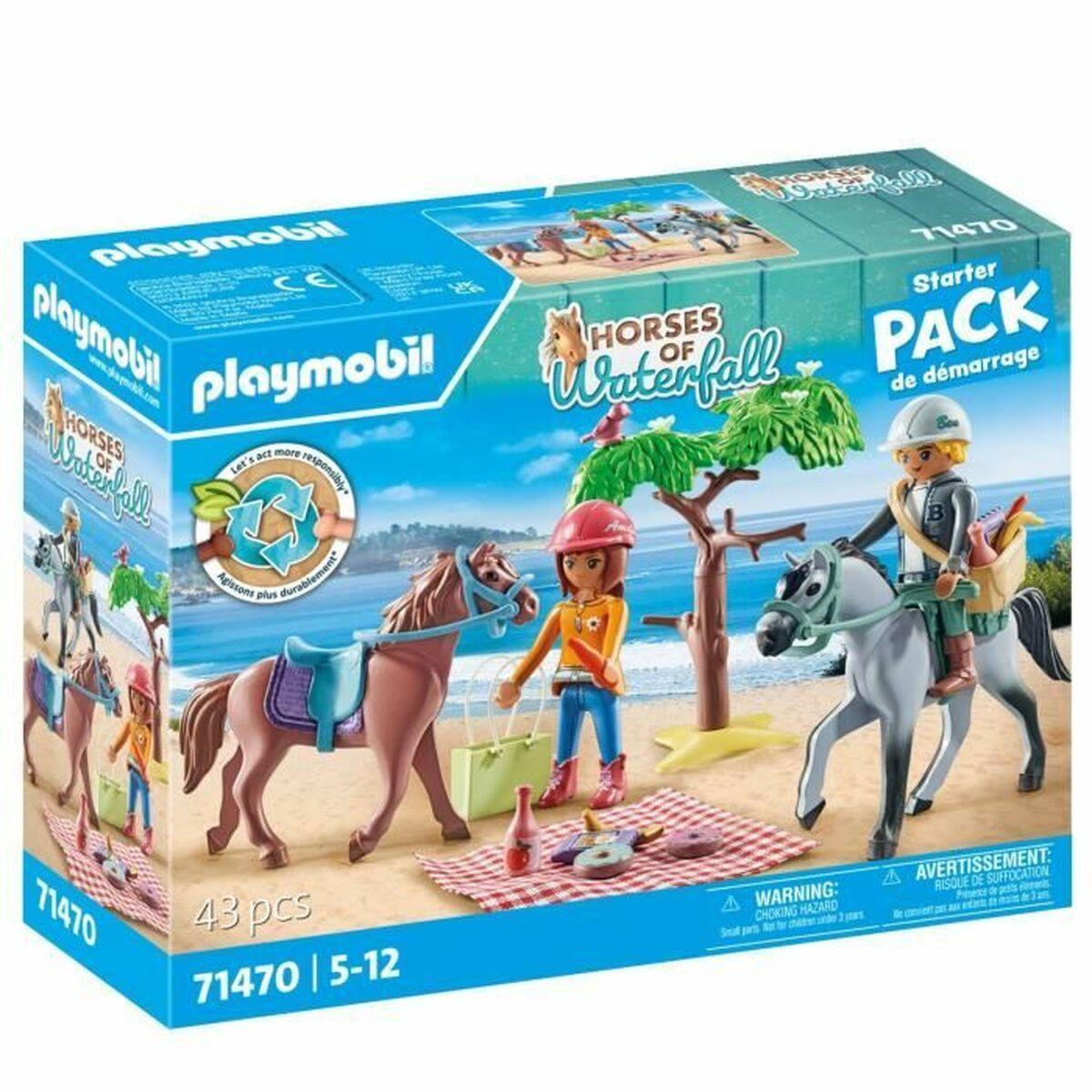 Playmobil 71470 Horses of Waterfall - starter playset med figurer og heste billede