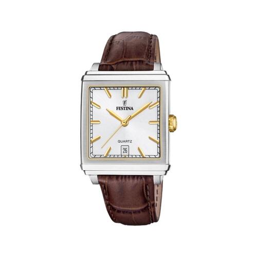 Festina Herreur F20681/4 - rektangulært kvarts armbåndsur