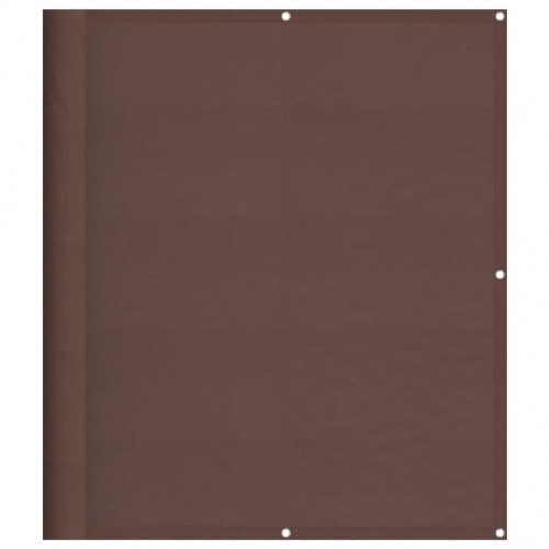 Altanafskærmning 120×800 cm - brun polyester, vandafvisende