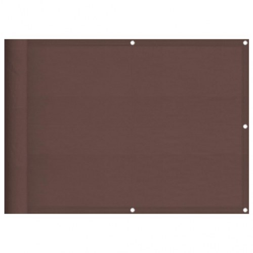Altanafskærmning 75x800 cm 100 % polyester brun