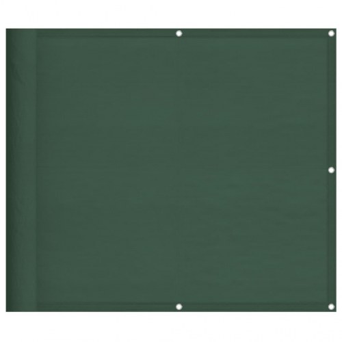 Altanafskærmning 90x1000 cm 100 % polyester mørkegrøn