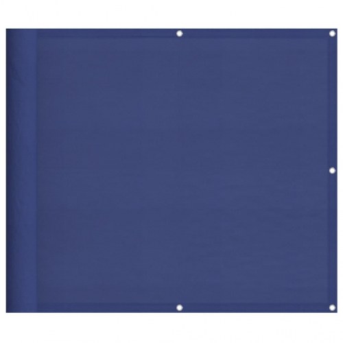Altanafskærmning 90 × 1.000 cm - blå polyester, vandafvisende
