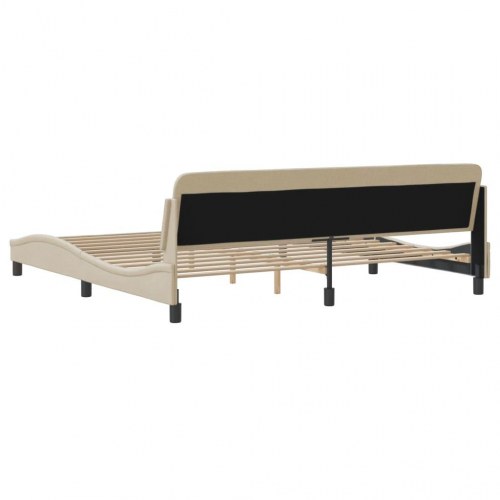 Sengeramme Dover 200 x 200 cm - cremefarvet