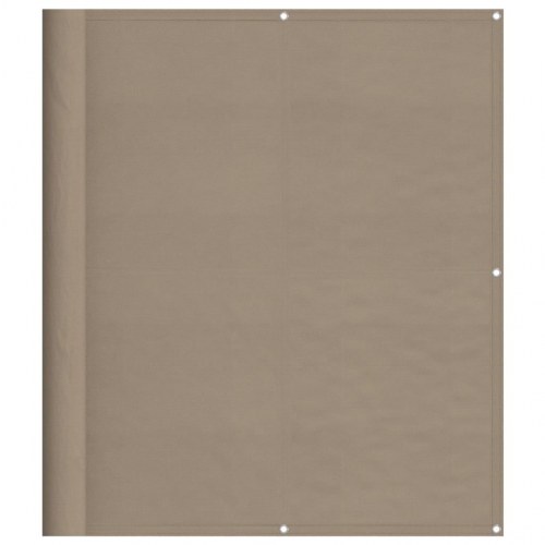 Altanafskærmning 120×800 cm - 100 % polyester, gråbrun