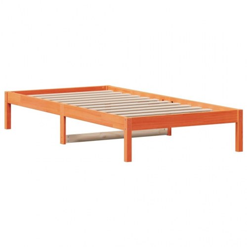 Daybed uden madras 80×200 cm - massivt fyrretræ, gyldenbrun
