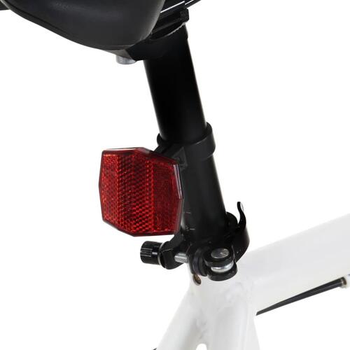 Cykel 1 gear 700c 59 cm hvid og sort