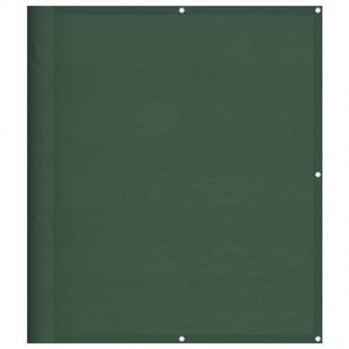 Altanafskærmning 120 × 800 cm - mørkegrøn polyester