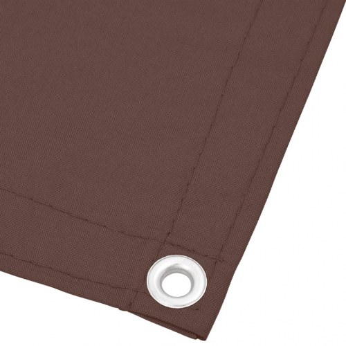 Altanafskærmning 75x1000 cm 100 % polyester brun