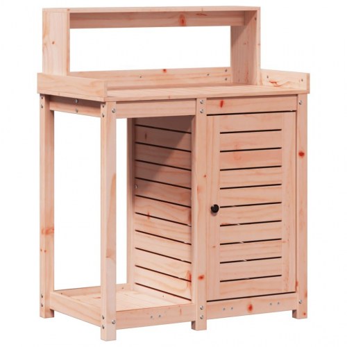 Plantebord med hylder 82,5 x 50 x 109,5 cm i massivt douglasgran