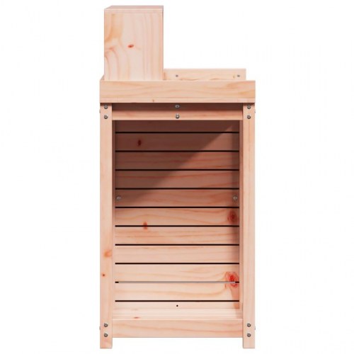 Plantebord med hylder 82,5 x 50 x 109,5 cm i massivt douglasgran
