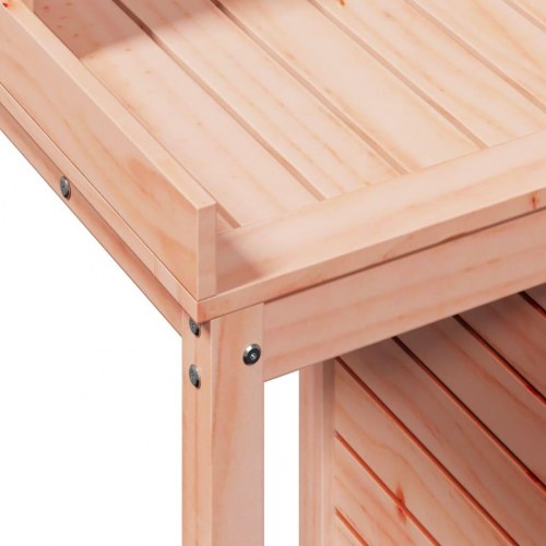 Plantebord med hylder 82,5 x 50 x 109,5 cm i massivt douglasgran