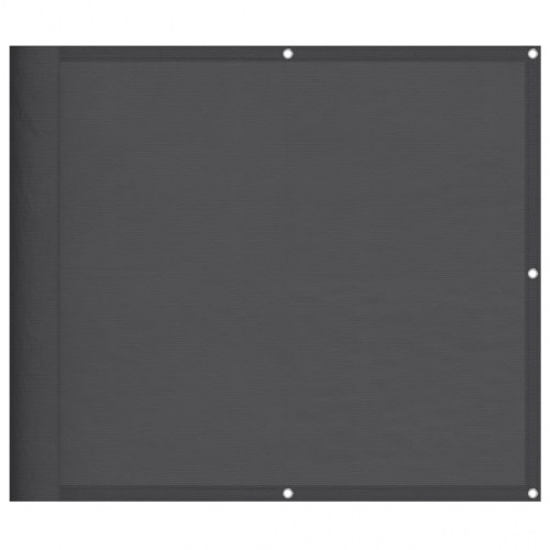Altanafskærmning 90 × 800 cm - 100 % polyester, antracitgrå