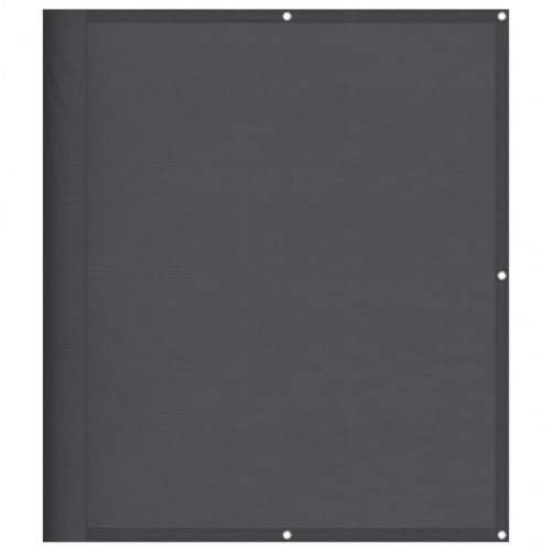 Altanafskærmning 120x800 cm 100 % polyester antracitgrå
