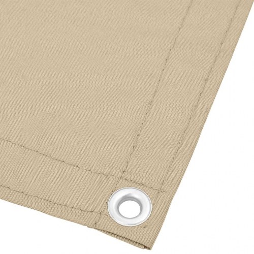 Altanafskærmning 75 × 700 cm - 100 % polyester, beige