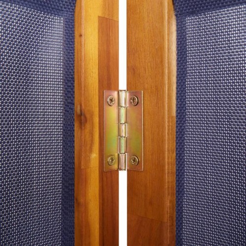 3-panels rumdeler 210 × 180 cm - mørkeblå