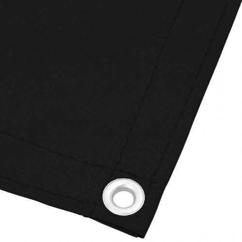 Altanafskærmning 90 x 1000 cm i polyester sort