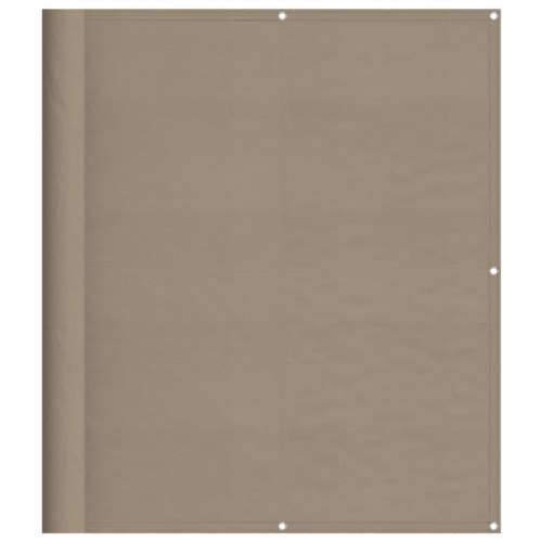 Altanafskærmning 120×700 cm - 100 % polyester, gråbrun