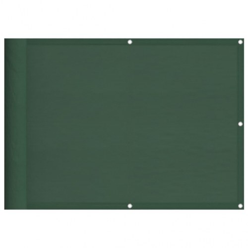 Altanafskærmning 75×700 cm - 100 % polyester, mørkegrøn