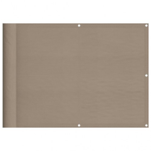 Altanafskærmning 75 × 700 cm i polyester - gråbrun