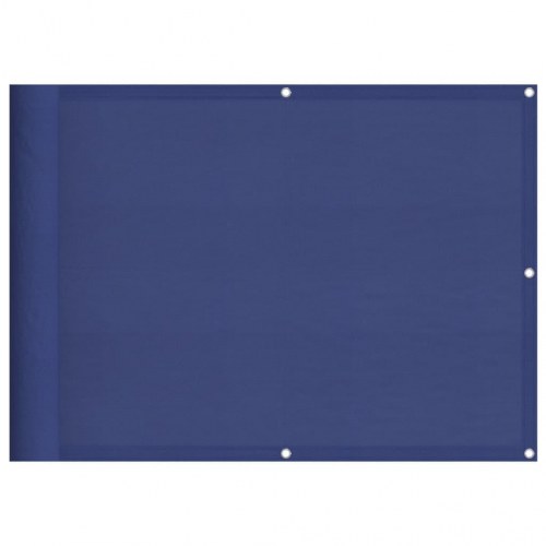 Altanafskærmning 75 × 700 cm - 100 % polyester, blå