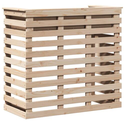Udendørs barbord 113,5x50x103 cm massivt fyrretræ
