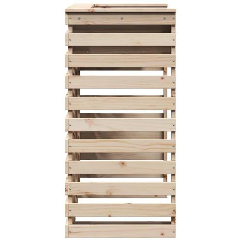 Udendørs barbord 113,5x50x103 cm massivt fyrretræ