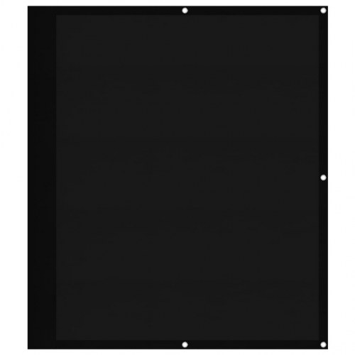 Altanafskærmning 120×1000 cm - 100 % polyester, sort